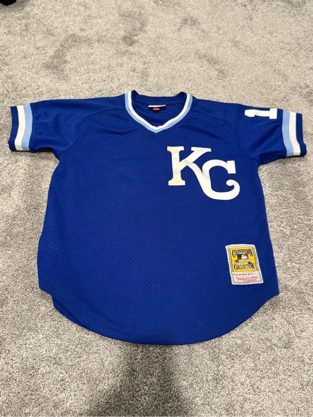 Mitchell & Ness | Kansas City Royals Blue Mesh Sports Jersey
